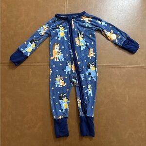 Little Sleepies bluey zippy